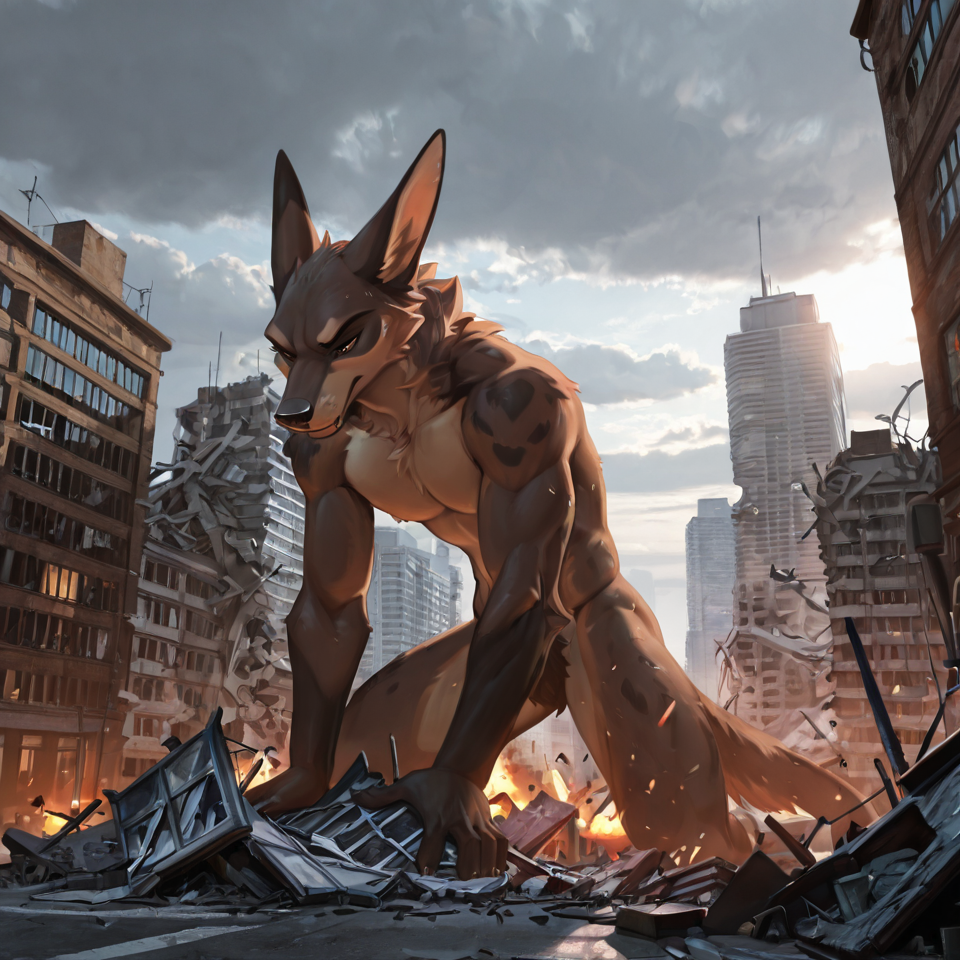 building_destruction, nude_male, anthro,