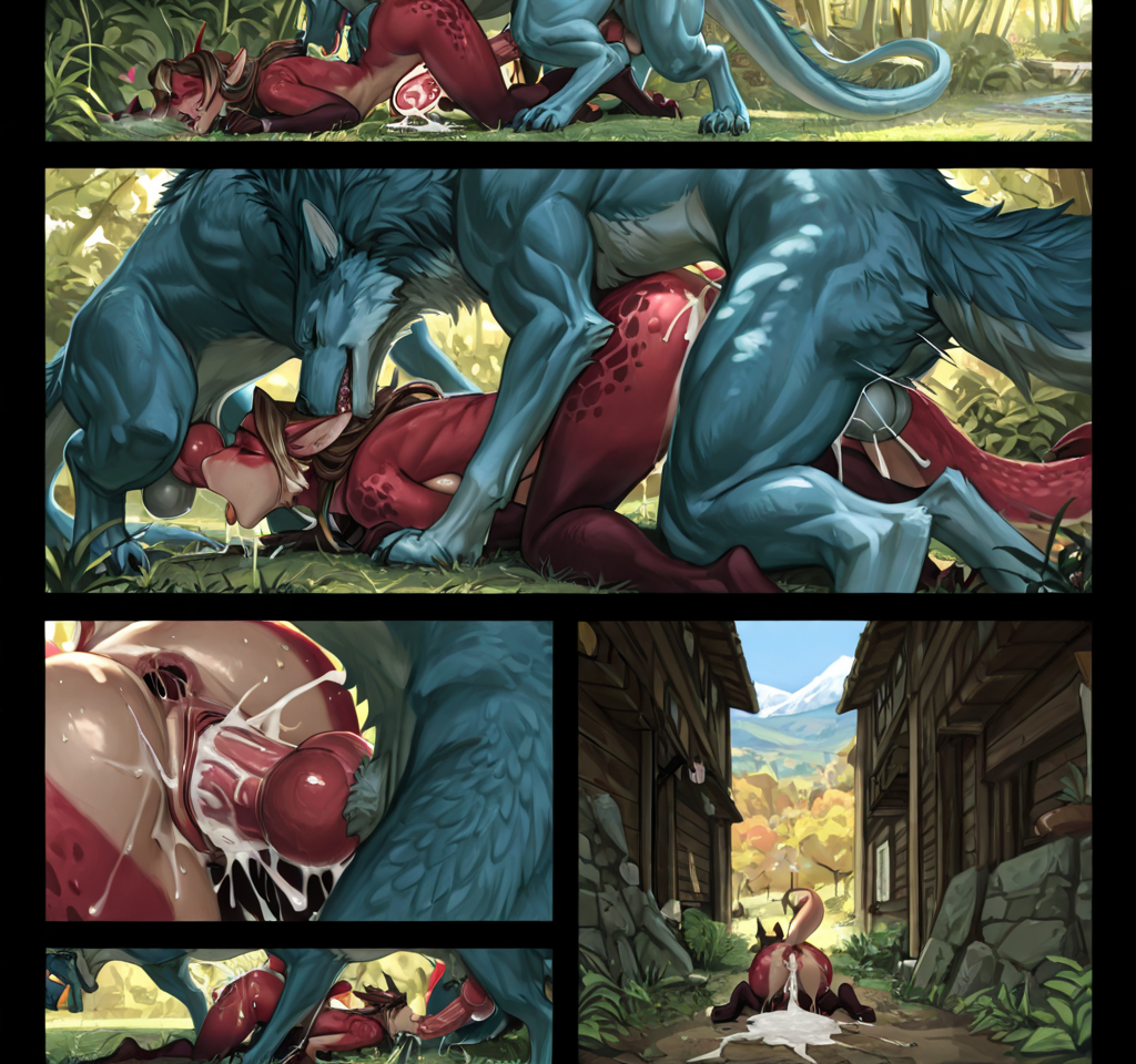 by kluclew:1.2, feral_penetrating_anthro, impregnation, size_difference, doggystyle, knotting, bestiality, bestiality_impregnation, realistic_feral, knotted_penis, stretched_pussy, extreme_penetration, massive_penis, large_penis, thick_penis, digitigrade, dragon_penetrated, anthro_penetrated, wolf_penetrating, mounting, spitroast, intraspecies_bestiality, bestiality_spitroast, face_mounting, mmf_threesome, cervical_penetration, larger_feral, gaping_vagina, missionary_position, fucked_silly, threesome, bestiality_threesome, cum, excessive_cum, cumshot,