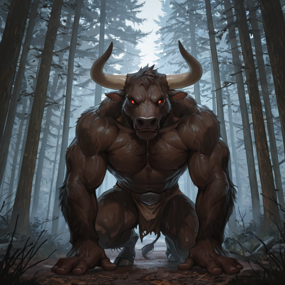 Minotaur, creepy,