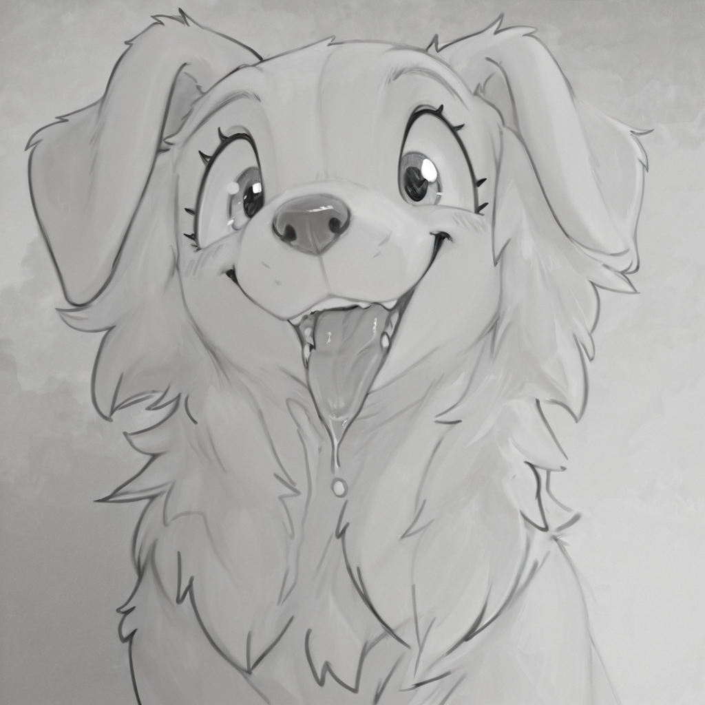 solo, feral, canid, dog, smile, smiling_at_viewer, looking_at_viewer, floppy_ears,