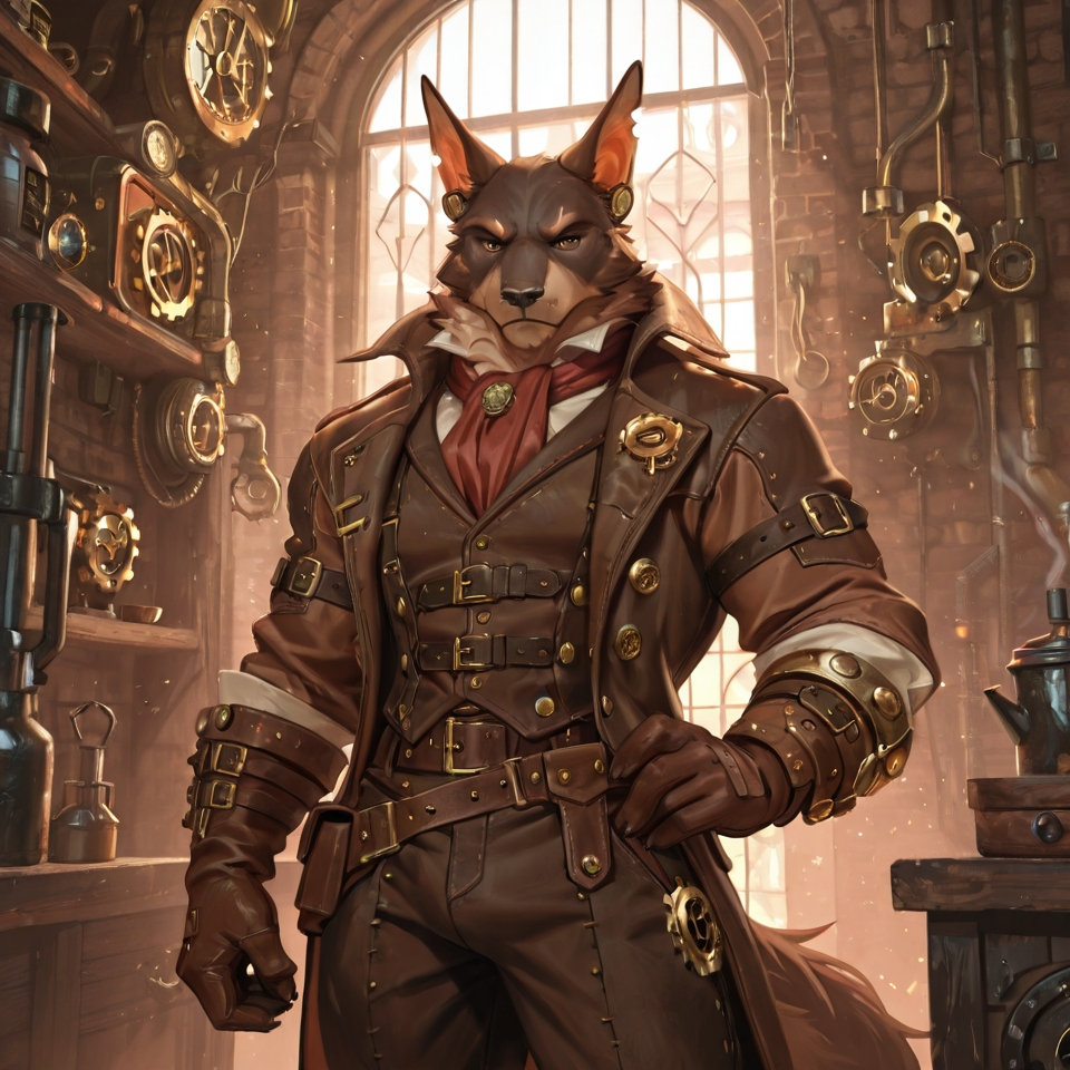 Muscular, steampunk, partially_clothed,